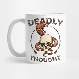 Halloween Deadly Thoughts Mug